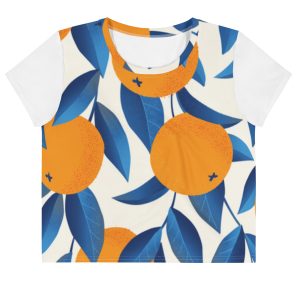 All-Over Print Crop Tee