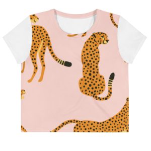 All-Over Print Crop Tee