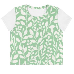 All-Over Print Crop Tee