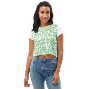 All-Over Print Crop Tee