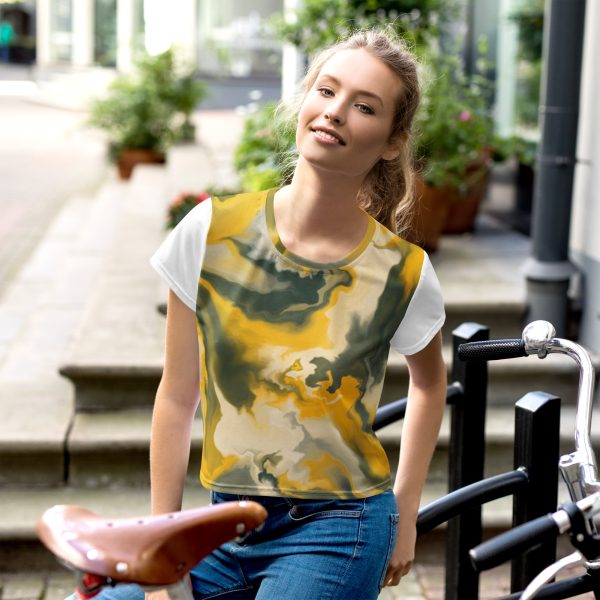 All-Over Print Crop Tee