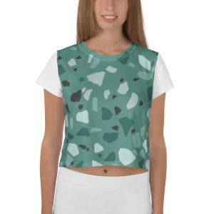 All-Over Print Crop Tee