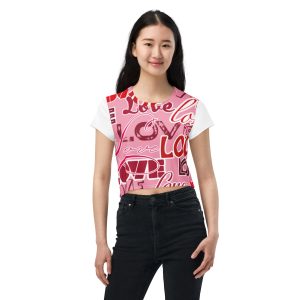 All-Over Print Crop Tee