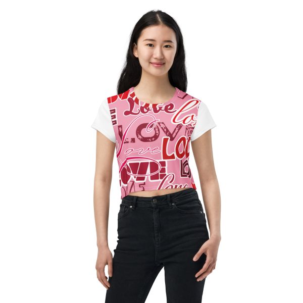 All-Over Print Crop Tee
