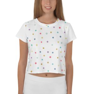 All-Over Print Crop Tee