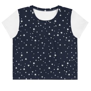 All-Over Print Crop Tee