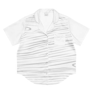 All-over print women’s short sleeve pajama top